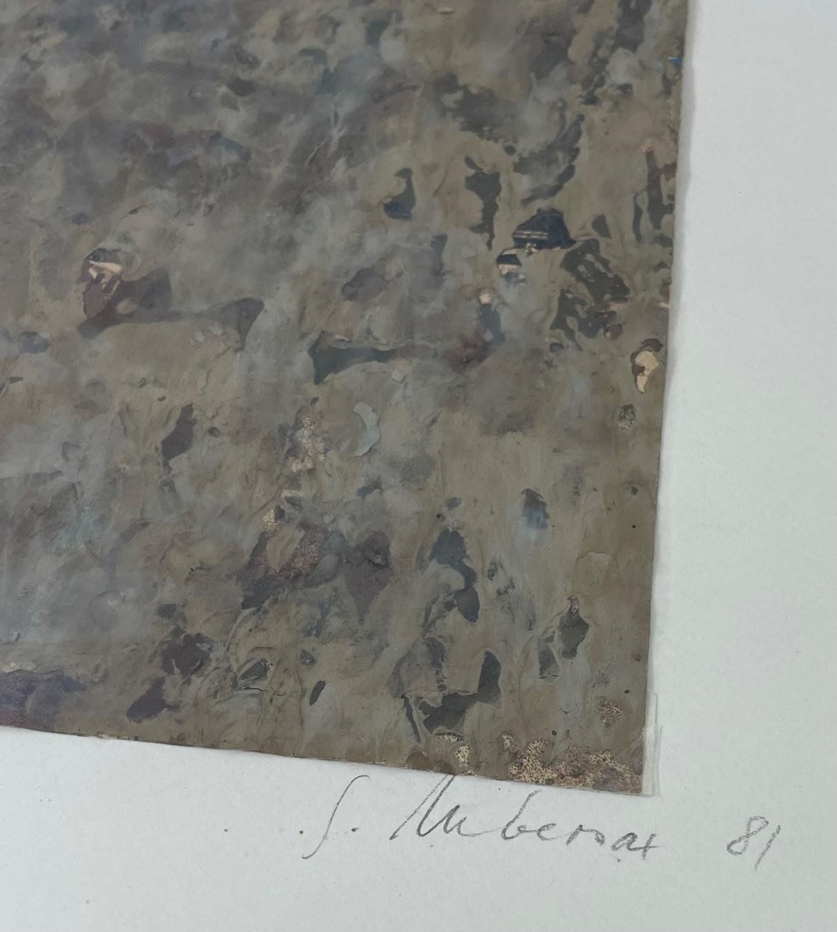 Dipinti: Gilbert Uebersax (1941) Gemischte Medien – Usato da Basel venduto da Kaffee_und_Kunst 1